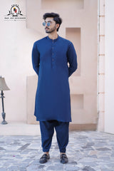 Berry Blue Men's Kameez Shalwar RJ-KS601