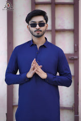 Midnight Navy Men's Kameez Shalwar RJ-KS605
