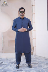 Smoke Grey Men's Kameez Shalwar RJ-KS602