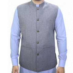 Men's Waistcoat Wash & Wear Fabric (RJ-W209)