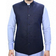 Men's Waistcoat Wash & Wear Fabric (RJ-W212)