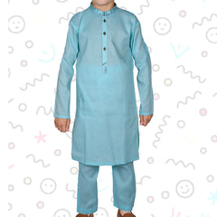 Light Sea Green Boy's Kurta Pajama RJ-KIDS212