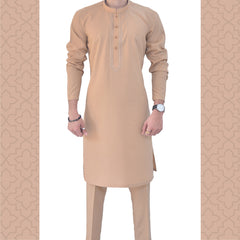Sand Men's Kurta Pajama RJ-K185