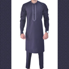 Purple Men's Kurta Pajama RJ-K184