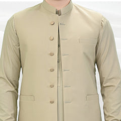 Men's Kameez Shalwar with Waistcoat (RJ-KSW100)