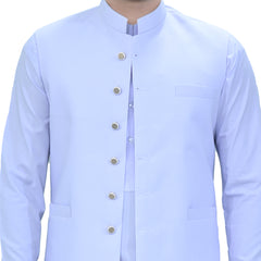 Men's Kameez Shalwar with Waistcoat (RJ-KSW105)