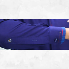 Navy Blue Mens Kameez Shalwar RJ-KS544