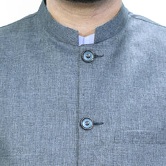 Men's Waistcoat Wash & Wear Fabric (RJ-W211)