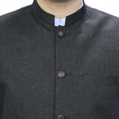 Men's Waistcoat Wash & Wear Fabric (RJ-W208)