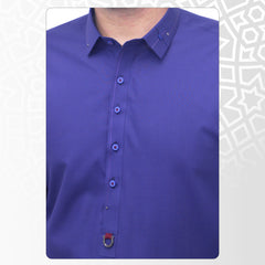 Purple Men's Kameez Shalwar Wash & Wear Ready To Wear  RJ-KS526