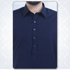 Navy Blue Kameez Shalwar wash & wear RJ-KS443