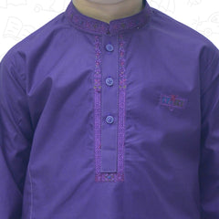 Purple Boy's cotton Kurta Pajama RJ-KIDS183
