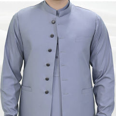 Men's Kameez Shalwar with Waistcoat (RJ-KSW107)