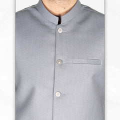 Men's Grey Waistcoat (RJ-W213)