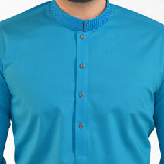 Sea Green Men's Kurta Pajama RJ-K183