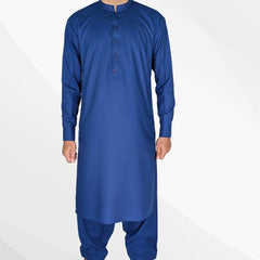 Indigo Blue Mens Kameez Shalwar RJ-KS580