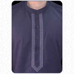 Purple Men's Kurta Pajama RJ-K184