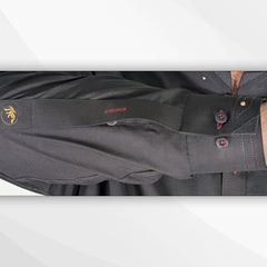 Jet Black Mens Kameez Shalwar RJ-KS579