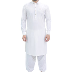 Off White Mens Kameez Shalwar RJ-KS548