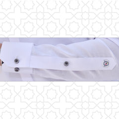 White Cotton Men's Kameez Shalwar RJ-KS504
