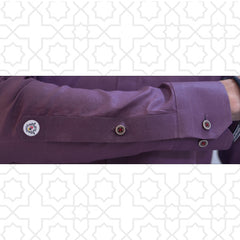 purple Cotton Men's Kameez Shalwar RJ-KS507