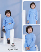 Sky Blue Kurta Shalwar for Boys | RJ-KIDS248