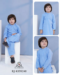 Sky Blue Kurta Shalwar for Boys | RJ-KIDS248