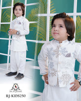Snowy Grace Waistcoat Set for Boys | RJ-KIDS250