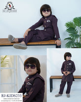 Midnight Moss Waistcoat Set for Boys | RJ-KIDS233