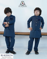 Imperial Purple Waistcoat Set for Boys | RJ-KIDS234