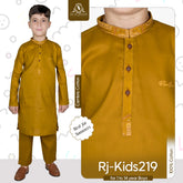 Bronze Gold Boy's Kurta Pajama RJ-KIDS219