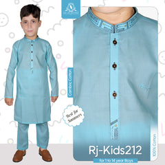 Light Sea Green Boy's Kurta Pajama RJ-KIDS212