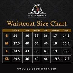 Men's Waistcoat Wash & Wear Fabric (RJ-W208)