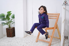 Lavender 3-Piece Waistcoat Set for Boys | RJ-KIDS224