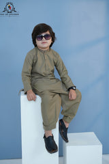 Olive Moss Kurta Shalwar for Boys | RJ-KIDS242