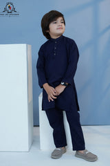 Midnight Navy Kurta Shalwar for Boys | RJ-KIDS244