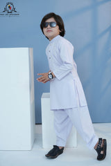 Icy Lilac Kurta Shalwar for Boys | RJ-KIDS247