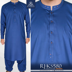 Indigo Blue Mens Kameez Shalwar RJ-KS580
