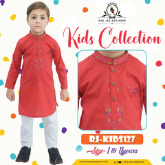 Boy's Kurta Pajama RJ - KIDS137 - Rao Jee Designer