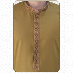 Golden Mustard Men's Kurta Pajama RJ - K187 - Rao Jee Designer