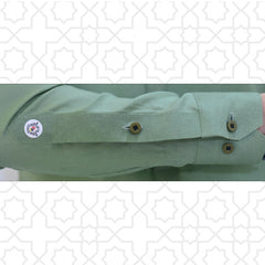 Green Cotton Men's Kameez Shalwar RJ - KS508 - Rao Jee Designer