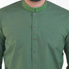 Green Men's Kurta Pajama RJ - K181 - Rao Jee Designer