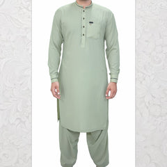 Men's Kameez Shalwar Wash & Wear Fabric RJ - KS529 - Rao Jee Designer