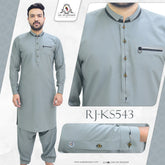 Light Green Mens Kameez Shalwar RJ-KS543