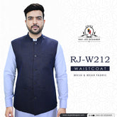 Men's Waistcoat Wash & Wear Fabric (RJ-W212)
