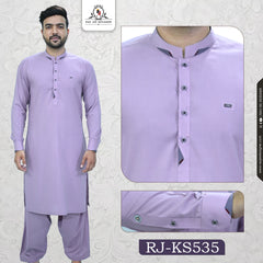 Men's Kameez Shalwar Wash & Wear Fabric RJ-KS535