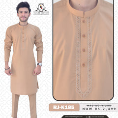 Sand Men's Kurta Pajama RJ-K185