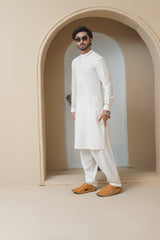 Off White Mens Kameez Shalwar RJ-KS588