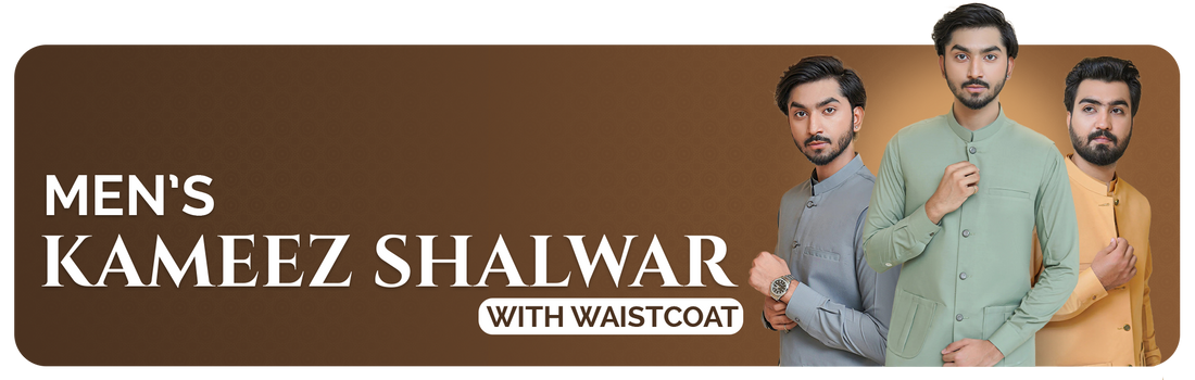 Kameez Shalwar with Waistcoat