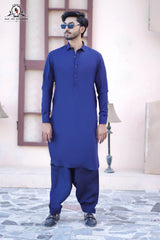 Midnight Navy Men's Kameez Shalwar RJ-KS605